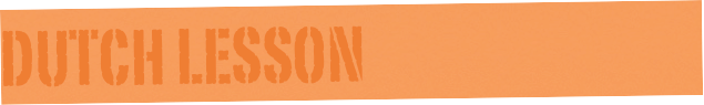Dutch lesson